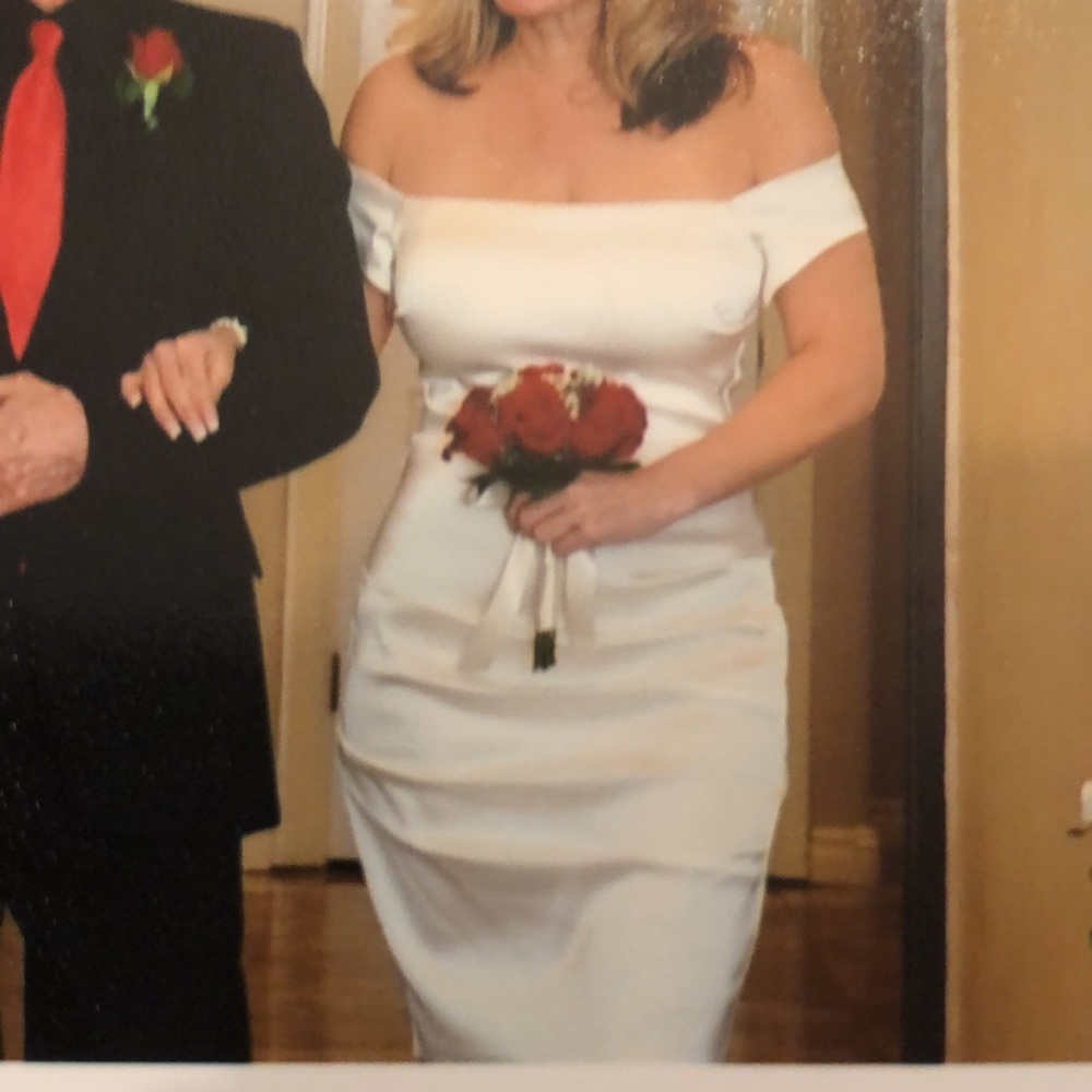 Betsy & Adam Pearl Wedding/cocktail/semi-formal event dress